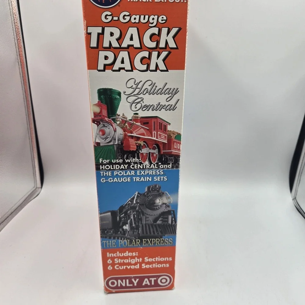 Lionel G Gauge 10 Straight Track & 6 Curved Railroad Track 7-1101 Polar Express